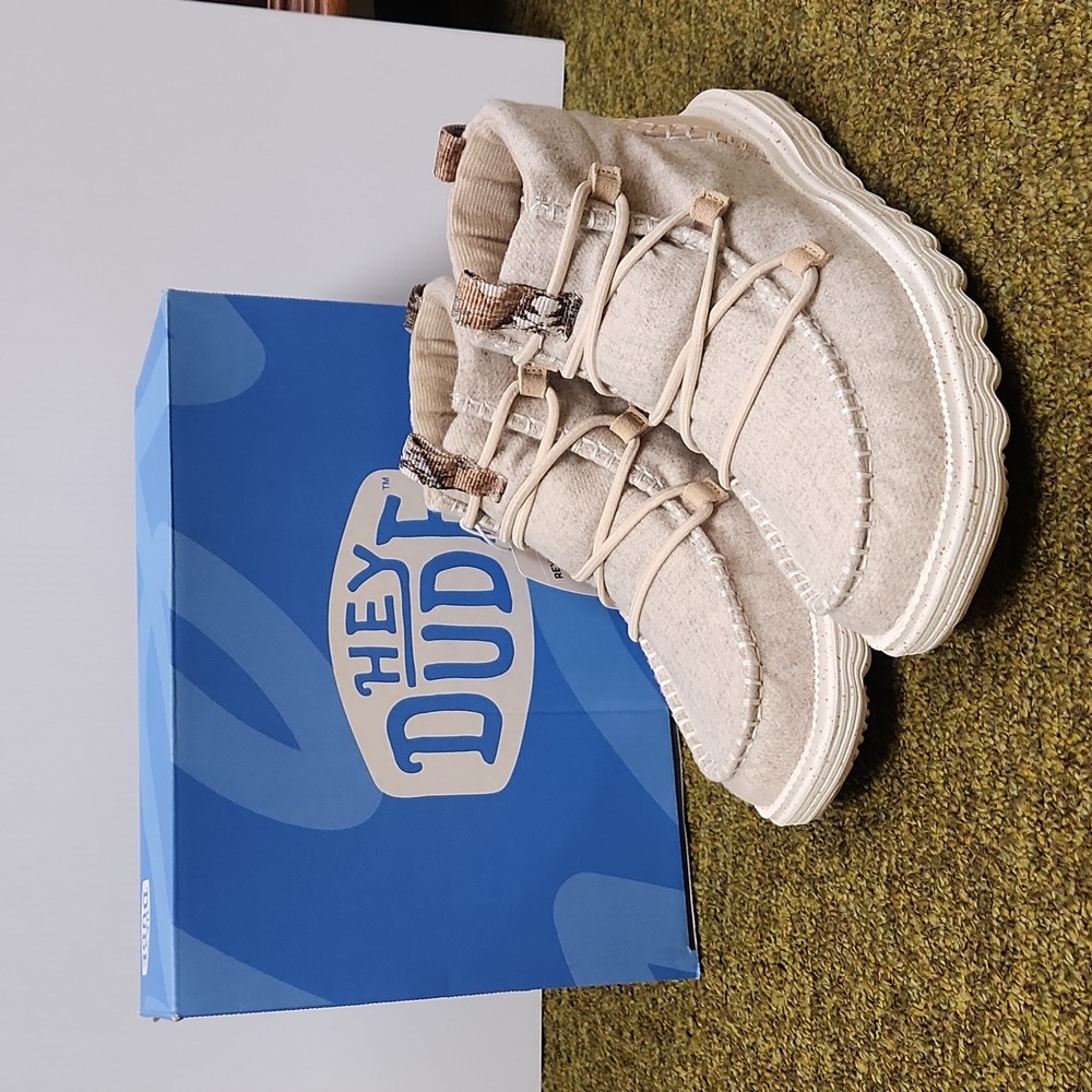 Hey Dude Reyes Boot Light Grey, W10